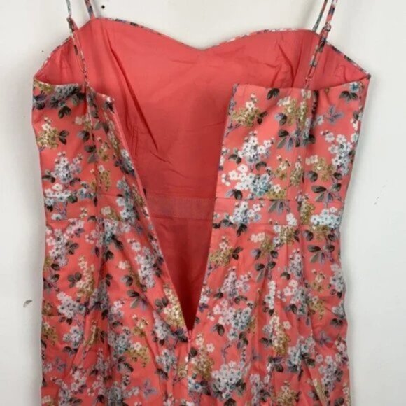 NWT J.Crew 4 Liberty Josephine Dress Mermaid Coral - Picture 8 of 12